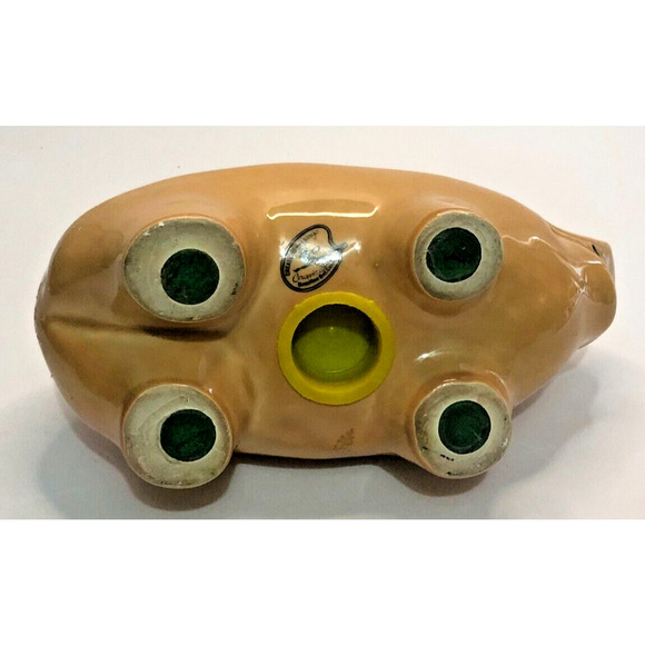 Vintage Smurfs Piggy Bank Creations by Margo Ceramic Studio Canada 1980s Cartoon - Picture 4 of 5